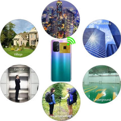 1~5Pcs Transparent Signal Booster Stickers Mobile Phone Antenna Stickers For IPhone Samsung 5G 4G Universal Signal Amplifier