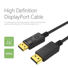 Dp To Hdmi Cable 1.8m 4k HD Adapter Cable Computer Monitor Cable Converts Large Dp To Hdmi