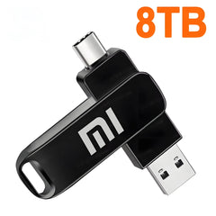Xiaomi USB 3.2 16TB USB Flash Drive Memory Type-c 2-In-1 8TB 16TB OTG Pendrive 4TB High Speed Flash Disk 2TB For Computer Laptop