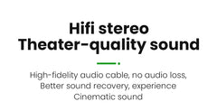 كابل صوت Aux من Rocoren مقاس 3.5 مم إلى 2RCA، محول مقسم من مقبس 3.5 مم إلى 2 RCA ذكر لصندوق التلفزيون ومكبر الصوت والفيديو وكابل سلك مكبر الصوت