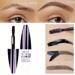 Waterproof Peel-off Semi Permanent Eyebrow Gel Natural Lasting Eye Brow Liquid Tearing Tattoo Tint Cream Cosmetics