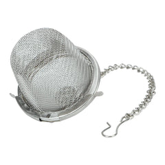 Tea Spice Strainer Seasoning Ball Mesh Herbal Ball Stainless Steel Teakettle Locking Tea Filter Reusable Diameter 4.5cm