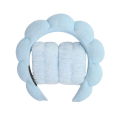 3 件套时尚 Microfiber Washing Wristbands Scrunchies Puffy Headband Spa Bubble Headband for Washing Face Makeup Shower Skincare