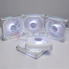 Jungle Leopard Prism 6 Pro ARGB PC Case Fan 120mm 3-sided Infinite Mirror 5V 3PIN Motherboard Lighting Sync 4PIN PWM