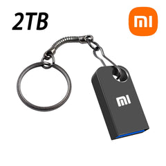 محرك أقراص فلاش صغير من شاومي بسعة 2 تيرابايت، USB 3.0، نقل فائق السرعة، قرص معدني، محرك أقراص USB من النوع C، قرص مقاوم للماء، SSD U Drive