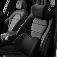 Ergonomic Memory Foam Car Seat Cushion - Lumbar Support & Neck Pillow For All-Season ComfortSynthetic Fiber Car Accessories