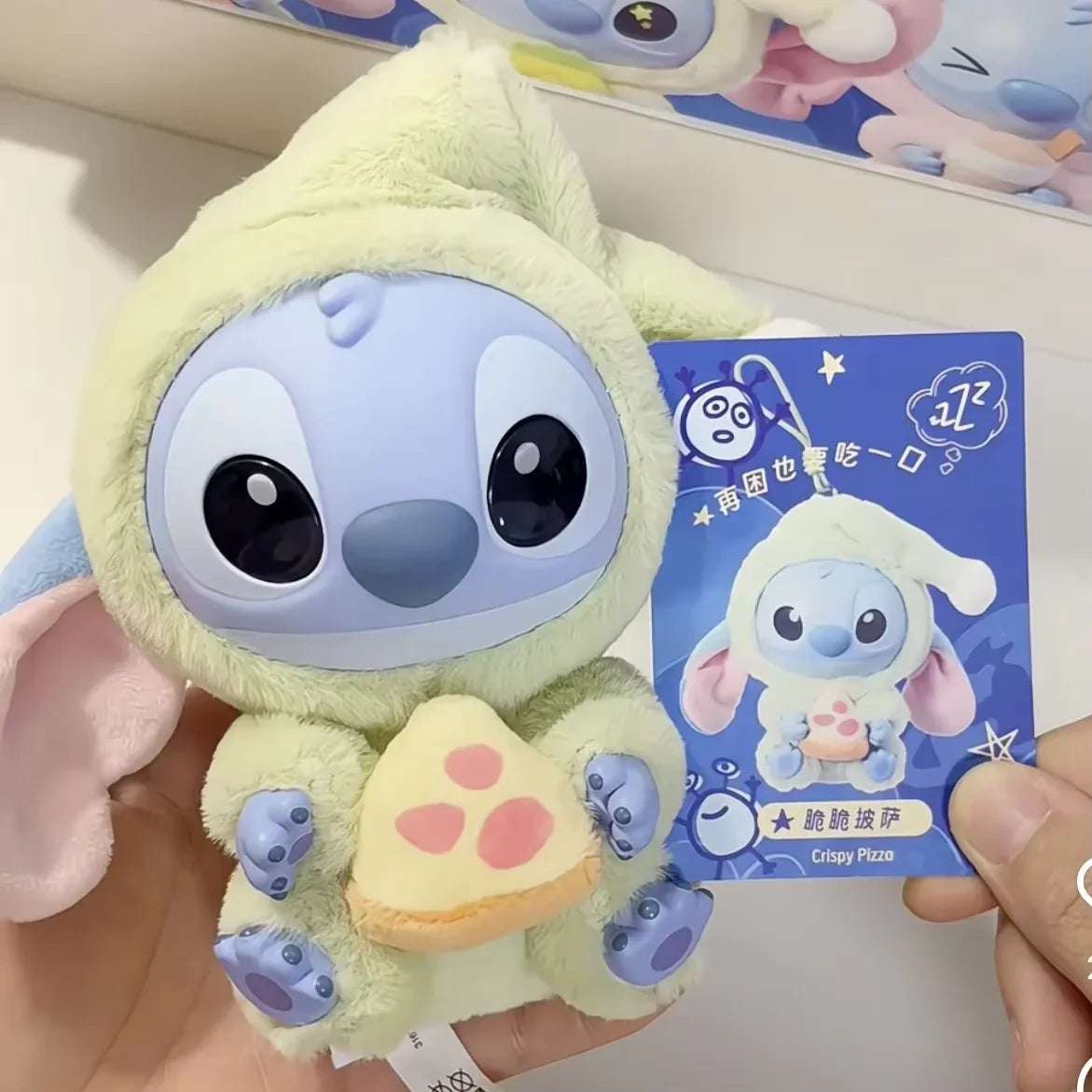 15CM New Stitch Eat Something Before Sleep Series Blind Box Plush Dolls Pendant Cute Doll Ornament Mystery Box Surprise Toy Gift