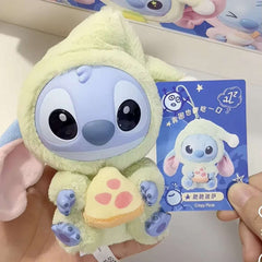 15CM New Stitch Eat Something Before Sleep Series Blind Box Plush Dolls Pendant Cute Doll Ornament Mystery Box Surprise Toy Gift