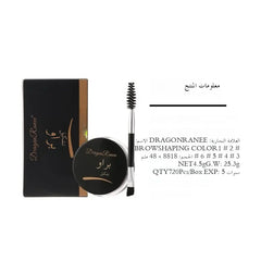 6 Color Wild Eyebrow Styling Cream Eyebrow Shaping Gel Soap Wax Clear Eyebrow Cream Tint Brow Lift With Brush