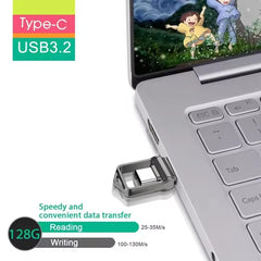 2TB Metal Flash Drive Usb 3.2 Super High Speed Transfer U Disk Pen Drive 1TB Waterproof Type C Disk For Cellphone PC 2025