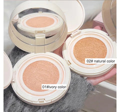 2 in 1 Double Layer Powder Cushion Clear Natural Lasting Brightening Gege Bear Makeup Concealer Loose Powder Cushion Cream