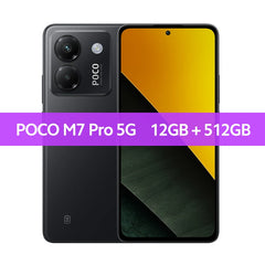 POCO M7 Pro 5G النسخة العالمية Dimensity 7025-Ultra 120Hz FHD+ شاشة AMOLED للعناية بالعين بطارية 5110mAh NFC
