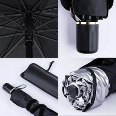 Car Sunshade Umbrella Front Windshield Silver Glue Sunshade Umbrella Uv Resistant Folding Car Umbrella Car Sunscreen Accessories