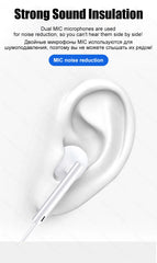 For Apple iPad Laptops Tablet Headphones For iPhone 16 15 14 13 12 11 Pro Max Earphones X XS 7 8 Plus 3.5mm Stereo Wired Earbuds