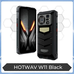 HOTWAV W11 Rugged Phone 6.6'' FHD+12GB+256GB 20800mAh Battery smartphone 64MP Camera Android 13 NFC Mobile Phone