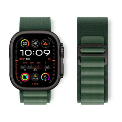 Alpine loop Strap for Apple watch Ultra Band 49mm 45mm 46mm 44mm 41mm 42mm 40mm Nylon bracelet correa series 10 9 8 7 SE 6 5 4 3