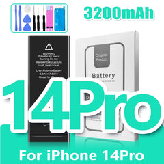 iPhone 11 to 14 replacement battery 3200mAh kit with tools and packaging for iPhone 14 Pro by Mumzar