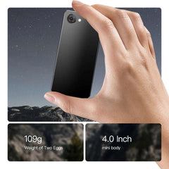 UNIWA Q9 Mini 4G Smartphone Android 14 Unisoc T606 4 Inch qHD 4GB RAM 64GB ROM Mobile Phone 2000mAh Face ID Small Cell Phone