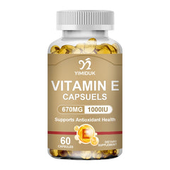 Vitamin E Capsules Improve Rough Skin Care Increase Immune System Supplement