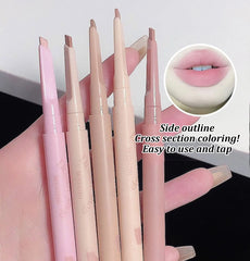 محدد شفاه MUGE LEEN Dessert Lip Liner يدور تلقائيًا، مقاوم للماء، يدوم طويلًا، محدد شفاه جل Perfect Pout Lip Liner | يأتي بشكل طبيعي