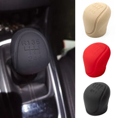 Car Silicone Gear Shift Knob Cover Gear Shift Non-Slip Grip Handle Protective Covers Manual 6 speed Car Interior Accessories