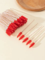 50 Pcs Eyelash Brushes Makeup Brushes Disposable Mascara Wands Applicator Spoolers Eye Lashes Cosmetic Brush,lash extension tool