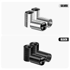 4Pcs Car Styling 3D Metal Wheel Tire Valve Caps Rim Accessories For Toyota RAV4 C-HR Camry Yaris Prius TRD GR Highlander Crown