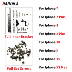 Complete Full Screw Set Metal Internal Bracket Replacement Parts Shield Plate Cover For IPhone X XR XS Max 7 8 Plus 15 Pro Max