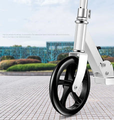 Foldable Scooter for Kid Teen Adult Adult Scooter All Iron 200mm Big Wheel Scooter City To Work Scooter Campus Foot Scooter