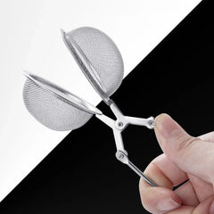 Stainless Steel Spoon Tea Ball Infuser Filter Squeeze Leaves Herb Mesh Strainer Tea Infuser In Mesh Tea Ball Filter with Handle