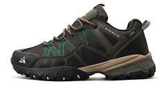 HIKEUP Breathable Cushioning Nonslip Sneakers Men's Hiking Shoes Running Trekking Sneakers Outdoor Mountain Sports Shoes for Men