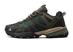 HIKEUP Breathable Cushioning Nonslip Sneakers Men's Hiking Shoes Running Trekking Sneakers Outdoor Mountain Sports Shoes for Men