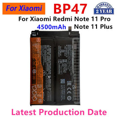 بطاريات بديلة جديدة تمامًا BP47 سعة 4500 مللي أمبير في الساعة لهاتف Xiaomi Mi Redmi Note 11 Pro Note11+ Note 11 Plus + أدوات