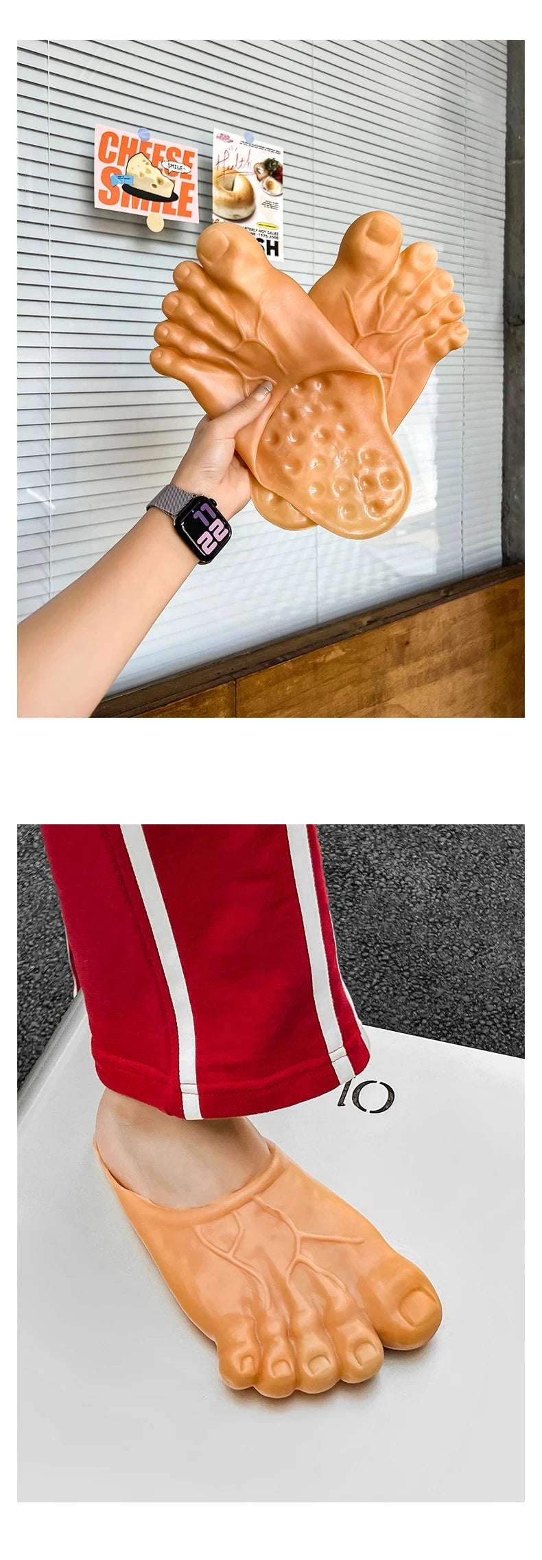 Funny Man Slippers Women Footwear Shoes Fashion Outdoor Beach Couple Slippers Role Playing Bigfoot Amazing Sandals Of The Hulk