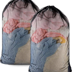 Large Size Laundry Mesh Bag Solid Color Drawstring Laundry Bag Anti-snagging Anti-deformation Mesh Clothes Washing Bag 60x90cm