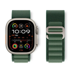 Alpine loop Strap for Apple watch Ultra Band 49mm 45mm 46mm 44mm 41mm 42mm 40mm Nylon bracelet correa series 10 9 8 7 SE 6 5 4 3