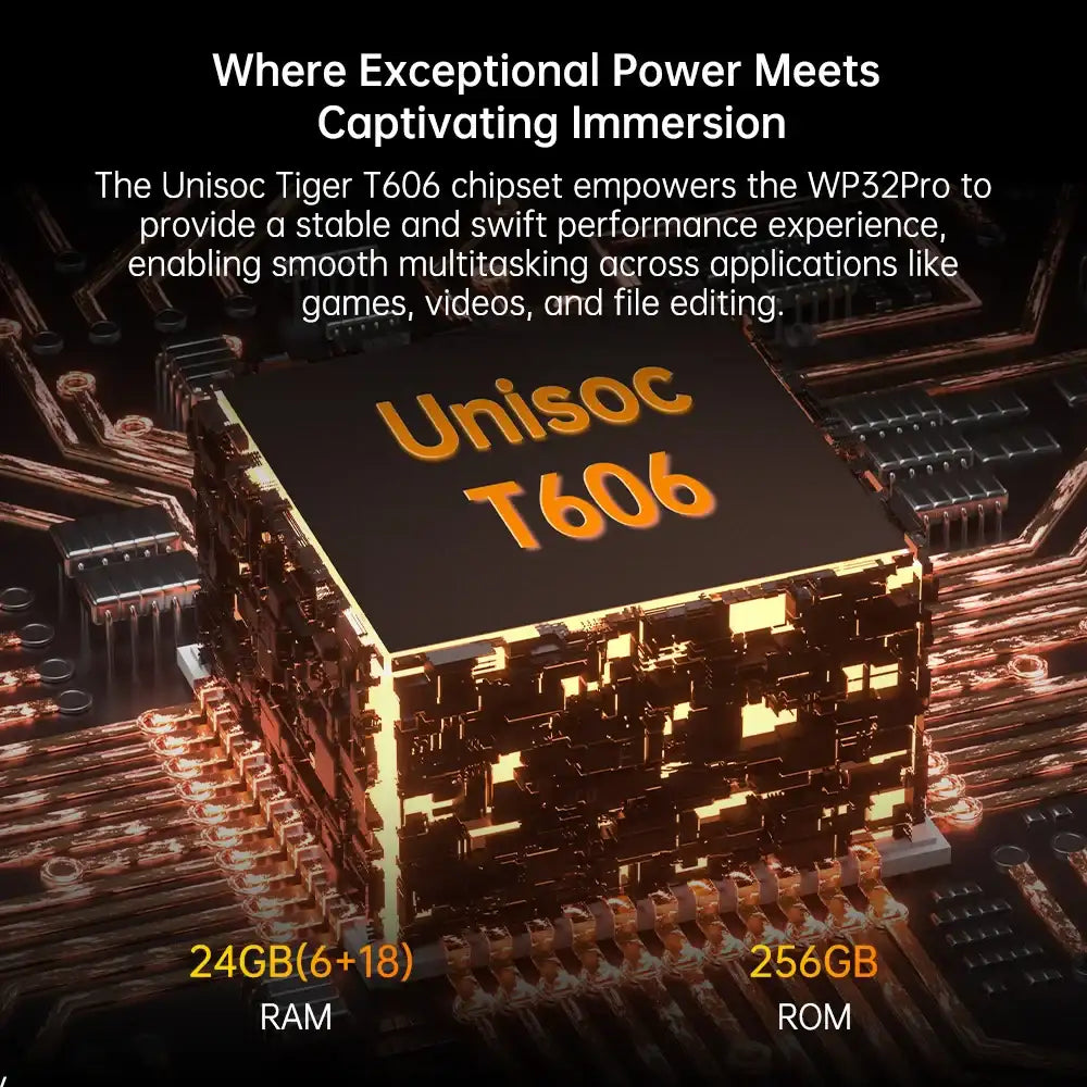 Oukitel WP32 pro Rugged Smartphone 6" HD 24GB+256GB 6300mAh Octa Core Mobile phone 20MP Cell phone NFC