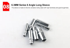 46pcs/53pcs Car Repair Tool Kit 1/4-Inch Socket Set Car Repair Tool Ratchet Torque Wrench Combo Auto Repairing Set Mechanic Tool