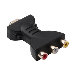 HDMI to 3RCA Red Yellow White Lotus Head Converter HDMI to AV Converter 3RCA Adapter
