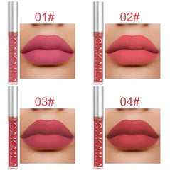 CAKAILA 10pcs/set Nude Lip Gloss Matte Velvet Lipstick Waterproof Long-lasting  Liquid Lipstick Women Moist Lip Tint