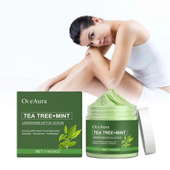 "Gentle Underarm Scrub - Exfoliating & Brightening Treatment For Smooth Skin, Helps Remove Impurities & Refresh, All Skin Types