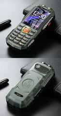 4G LTE Senior Flip Phone for Elderly Large Buttons Powerbank Long Standby SOS Call LED Light Loud Sound Fast Dial
