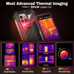 Ulefone Power Armor 18T Ultra 5G Rugged Smartphone，Dimensity 7050，512GB ROM +24GB RAM ，THERMAL BY FLIR®,Android  13，108MP
