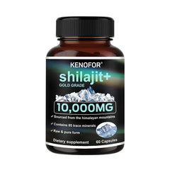 Shilajit Purest Himalayan Shilajit Resin - Gold Grade with Fulvic Acid and 85+ Trace Mineral Complex for Energy & Immune Support