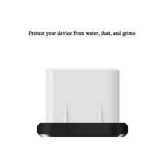 4Pcs USB C Dust Plug With Cleaning Brush Anti Dust USB-C Plug Cover Charging Port Cover Caps  For iphone Samsung All Smart Phone