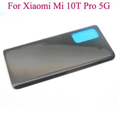 جديد لهاتف Xiaomi Mi 10T Pro 5G غطاء خلفي للبطارية لوحة زجاجية ثلاثية الأبعاد لهاتف Mi 10T غطاء الباب الخلفي هيكل إضافة لاصق استبدال