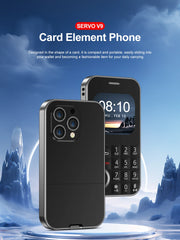 2024 SERVO V9 Model Small Mobile Phone 2G GSM 2 SIM Cards Magic Voice MP3/MP4 FM Radio 2.01inch Display Cheap Telephone Original