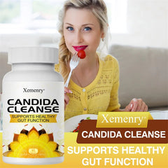 Candida Cleanse - Support Intestinal Detox & Cleansing, Balances Intestinal Flora, Metabolism, Supports Gut, Digestive Health