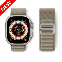 Alpine loop Strap for Apple watch Ultra Band 49mm 45mm 46mm 44mm 41mm 42mm 40mm Nylon bracelet correa series 10 9 8 7 SE 6 5 4 3