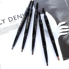 Double-Ended 5 Colors Eyebrow Pencil Natural Non-fading Waterproof Long-Lasting Filling And Outlining Eyebrow